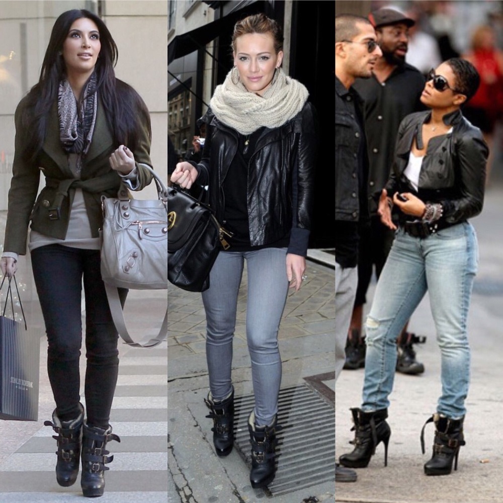 SOLD Burberry Prorsum Shearling Aviator Boots